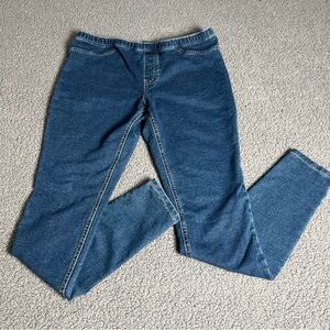 Hue Women's Stretch Slim Fit Pull On Denim Leggings Size M